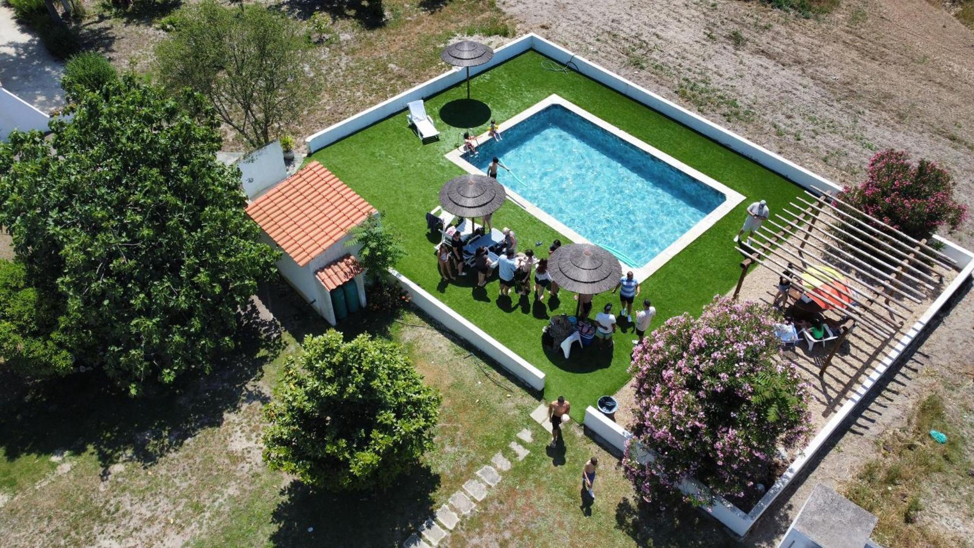 Na Quinta- alojamento rural com piscina de água salgada Poceirao Exterior foto